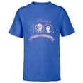 thumbnail image 1 of Disney 100 Anniversary Frozen Elsa and Olaf Wonder D100 - Short Sleeve T-Shirt for Kids - Customized-Royal, 1 of 5