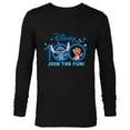 thumbnail image 1 of Disney 100 Anniversary Lilo & Stitch Join the Fun D100 Cute - Long Sleeve T-Shirt for Men - Customized-Black, 1 of 5