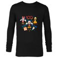 thumbnail image 1 of Disney 100 Anniversary Mickey Minnie Pluto 100 Years of Fun - Long Sleeve T-Shirt for Men - Customized-Black, 1 of 5