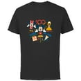 thumbnail image 1 of Disney 100 Anniversary Mickey Minnie Pluto 100 Years of Fun - Short Sleeve Cotton T-Shirt for Adults - Customized-Black, 1 of 5