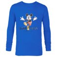thumbnail image 1 of Disney 100 Anniversary Mickey Mouse D100 Quote Happiness - Long Sleeve T-Shirt for Men - Customized-Navy, 1 of 5