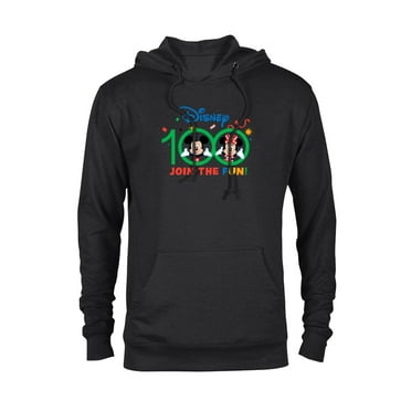 Disney 100 Anniversary Mickey and Minnie Join the Fun D100 - Pullover Hoodie for Adults - Customized-Black