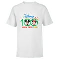 thumbnail image 1 of Disney 100 Anniversary Mickey and Minnie Join the Fun D100 - Short Sleeve T-Shirt for Kids - Customized-White, 1 of 5