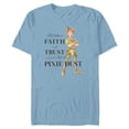 thumbnail image 1 of Disney 100 Anniversary Peter Pan D100 Quote Pixie Dust - Short Sleeve Blended T-Shirt for Adults - Customized-Ocean Blue, 1 of 5