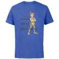thumbnail image 1 of Disney 100 Anniversary Peter Pan D100 Quote Pixie Dust - Short Sleeve Cotton T-Shirt for Adults - Customized-Royal Heather, 1 of 5