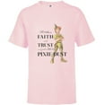thumbnail image 1 of Disney 100 Anniversary Peter Pan D100 Quote Pixie Dust - Short Sleeve T-Shirt for Kids - Customized-Soft Pink, 1 of 5