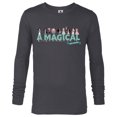 thumbnail image 1 of Disney 100 Anniversary Princess A Magical Celebration D100 - Long Sleeve T-Shirt for Men - Customized-Charcoal Heather, 1 of 5