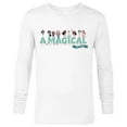 thumbnail image 1 of Disney 100 Anniversary Princess A Magical Celebration D100 - Long Sleeve T-Shirt for Men - Customized-White, 1 of 5