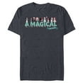 thumbnail image 1 of Disney 100 Anniversary Princess A Magical Celebration D100 - Short Sleeve Blended T-Shirt for Adults - Customized-Navy Heather, 1 of 5