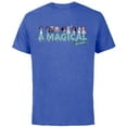 thumbnail image 1 of Disney 100 Anniversary Princess A Magical Celebration D100 - Short Sleeve Cotton T-Shirt for Adults - Customized-Royal Heather, 1 of 5