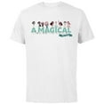 thumbnail image 1 of Disney 100 Anniversary Princess A Magical Celebration D100 - Short Sleeve Cotton T-Shirt for Adults - Customized-White, 1 of 5