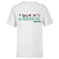 thumbnail image 1 of Disney 100 Anniversary Princess A Magical Celebration D100 - Short Sleeve T-Shirt for Kids - Customized-White, 1 of 5