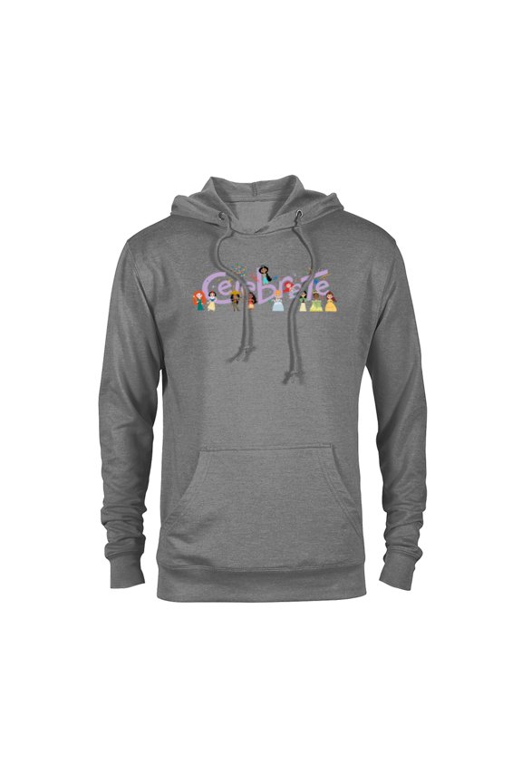 Disney 100 Anniversary Princess Squad Celebrate D100 Cute - Pullover Hoodie for Adults - Customized-Athletic Heather