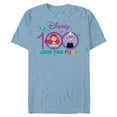 thumbnail image 1 of Disney 100 Anniversary The Little Mermaid Join the Fun D100 - Short Sleeve Blended T-Shirt for Adults - Customized-Ocean Blue, 1 of 5