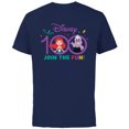 thumbnail image 1 of Disney 100 Anniversary The Little Mermaid Join the Fun D100 - Short Sleeve Cotton T-Shirt for Adults - Customized-Navy, 1 of 5