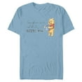 thumbnail image 1 of Disney 100 Anniversary Winnie the Pooh D100 Quote With You - Short Sleeve Blended T-Shirt for Adults - Customized-Ocean Blue, 1 of 5