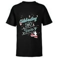 thumbnail image 1 of Disney 100 Celebrating 100 Years of Wonder Muted Cute D100 - Short Sleeve T-Shirt for Kids - Customized-Black, 1 of 5