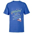 thumbnail image 1 of Disney 100 Celebrating 100 Years of Wonder Muted Cute D100 - Short Sleeve T-Shirt for Kids - Customized-Royal, 1 of 5