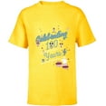 thumbnail image 1 of Disney 100 Celebrating 100 Years of Wonder Muted Cute D100 - Short Sleeve T-Shirt for Kids - Customized-Yellow, 1 of 5