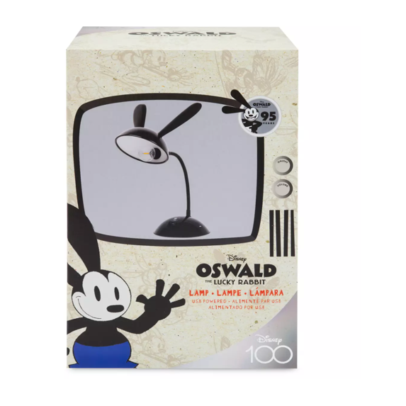 Disney 100 Celebration Oswald the Lucky Rabbit Desk Lamp New with Box