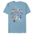 thumbnail image 1 of Disney 100 Christmas Holiday ‘Tis the Season to Sparkle! - Short Sleeve Blended T-Shirt for Adults - Customized-Ocean Blue, 1 of 5