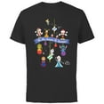 thumbnail image 1 of Disney 100 Christmas Holiday ‘Tis the Season to Sparkle! - Short Sleeve Cotton T-Shirt for Adults - Customized-Black, 1 of 5