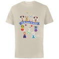 thumbnail image 1 of Disney 100 Christmas Holiday ‘Tis the Season to Sparkle! - Short Sleeve Cotton T-Shirt for Adults - Customized-Natural, 1 of 5