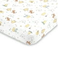 thumbnail image 1 of Disney 100% Cotton Fitted Crib Sheets, Winnie The Pooh Classic, 1 of 4