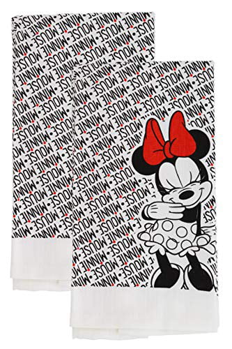 Disney 100% Cotton Kitchen Towels, 2pk-Soft and Absorbent Decorative Kitchen  Towels Perfect for Drying Dishes and Hands, 16 x 28- Mr. and Mrs. 