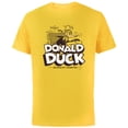 thumbnail image 1 of Disney 100 Donald Duck Quackin’ Around Retro Vintage D100 - Short Sleeve Cotton T-Shirt for Adults - Customized-Yellow, 1 of 5