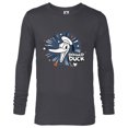 thumbnail image 1 of Disney 100 Donald Duck Quackin’ Mad Retro Vintage D100 - Long Sleeve T-Shirt for Men - Customized-Charcoal Heather, 1 of 5