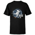 thumbnail image 1 of Disney 100 Donald Duck Quackin’ Mad Retro Vintage D100 - Short Sleeve T-Shirt for Kids - Customized-Black, 1 of 5