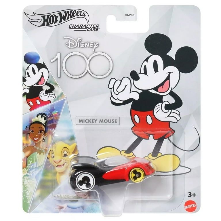 Disney 100 Edition Hot Wheels Character Car, Mickey Mouse, Scale 1