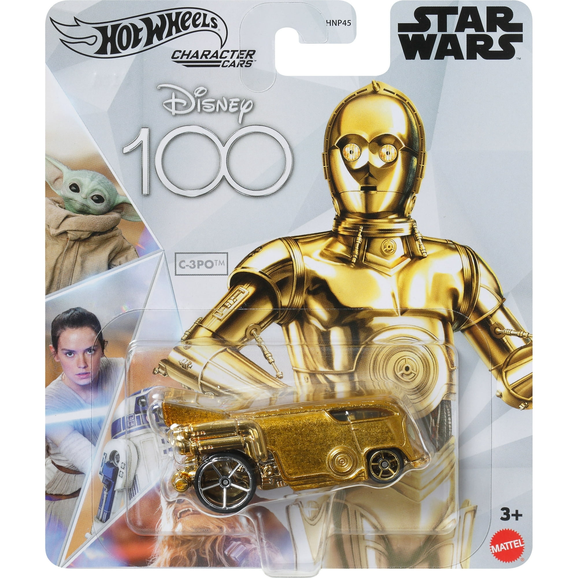 Hot Wheels Star Wars C-3PO Character Car - 1:64 Scale Vehicle - View #10