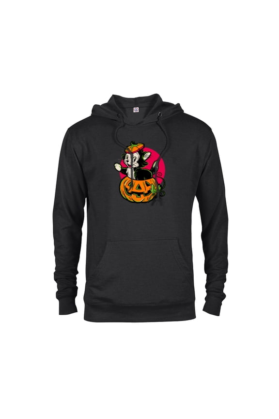Disney 100 Figaro Jack-o’-Lantern Classic Halloween D100 - Pullover Hoodie for Adults - Customized-Black