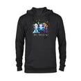 thumbnail image 1 of Disney 100 Frozen Christmas Elsa Anna Olaf Love Peace & Joy - Pullover Hoodie for Adults - Customized-Black, 1 of 5
