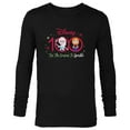 thumbnail image 1 of Disney 100 Frozen Elsa Anna Christmas the Season to Sparkle - Long Sleeve T-Shirt for Men - Customized-Black, 1 of 5
