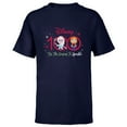 thumbnail image 1 of Disney 100 Frozen Elsa Anna Christmas the Season to Sparkle - Short Sleeve T-Shirt for Kids - Customized-Navy, 1 of 5