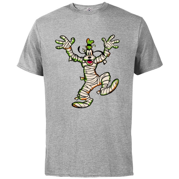 Disney 100 Goofy Halloween Classic Mummy Costume D100 - Short Sleeve Cotton T-Shirt for Adults - Customized-Athletic Heather