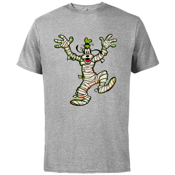 Disney 100 Goofy Halloween Classic Mummy Costume D100 - Short Sleeve Cotton T-Shirt for Adults - Customized-Athletic Heather