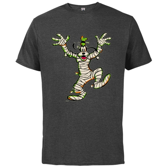 Disney 100 Goofy Halloween Classic Mummy Costume D100 - Short Sleeve Cotton T-Shirt for Adults - Customized-Charcoal Heather