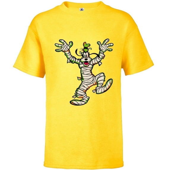 Disney 100 Goofy Halloween Classic Mummy Costume D100 - Short Sleeve T-Shirt for Kids - Customized-Sunflower