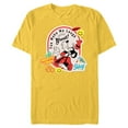 thumbnail image 1 of Disney 100 Goofy You Make Me Laugh Happy Faces Stickers D100 - Short Sleeve Blended T-Shirt for Adults - Customized-Yellow, 1 of 5