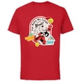 thumbnail image 1 of Disney 100 Goofy You Make Me Laugh Happy Faces Stickers D100 - Short Sleeve Cotton T-Shirt for Adults - Customized-Red, 1 of 5