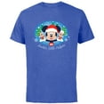 thumbnail image 1 of Disney 100 Mickey Chip Dale Santa’s Little Helpers Christmas - Short Sleeve Cotton T-Shirt for Adults - Customized-Royal Heather, 1 of 5