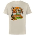 thumbnail image 1 of Disney 100 Mickey Donald Goofy & Pluto Happy Halloween D100 - Short Sleeve Cotton T-Shirt for Adults - Customized-Putty, 1 of 5