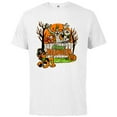 thumbnail image 1 of Disney 100 Mickey Donald Goofy & Pluto Happy Halloween D100 - Short Sleeve Cotton T-Shirt for Adults - Customized-White, 1 of 5