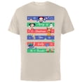 thumbnail image 1 of Disney 100 Mickey & Friends Merry Christmas You Lovely Bunch - Short Sleeve Cotton T-Shirt for Adults - Customized-Natural, 1 of 5