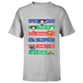thumbnail image 1 of Disney 100 Mickey & Friends Merry Christmas You Lovely Bunch - Short Sleeve T-Shirt for Kids - Customized-Athletic Heather, 1 of 5