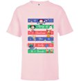 thumbnail image 1 of Disney 100 Mickey & Friends Merry Christmas You Lovely Bunch - Short Sleeve T-Shirt for Kids - Customized-Soft Pink, 1 of 5